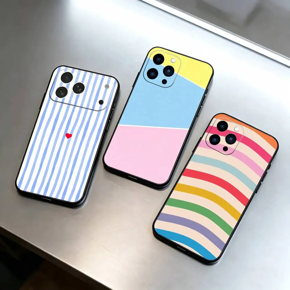 Colorful Striped M-Minimalist Phone Case For iPhone 17,16,15,14,13,12,11 Plus,Pro Max,XS,Soft Silicone Black Cover
Colorful Striped M-Minimalist Phone Case For iPhone 17,16,15,14,13,12,11 Plus,Pro Max,XS,Soft Silicone Black Cover