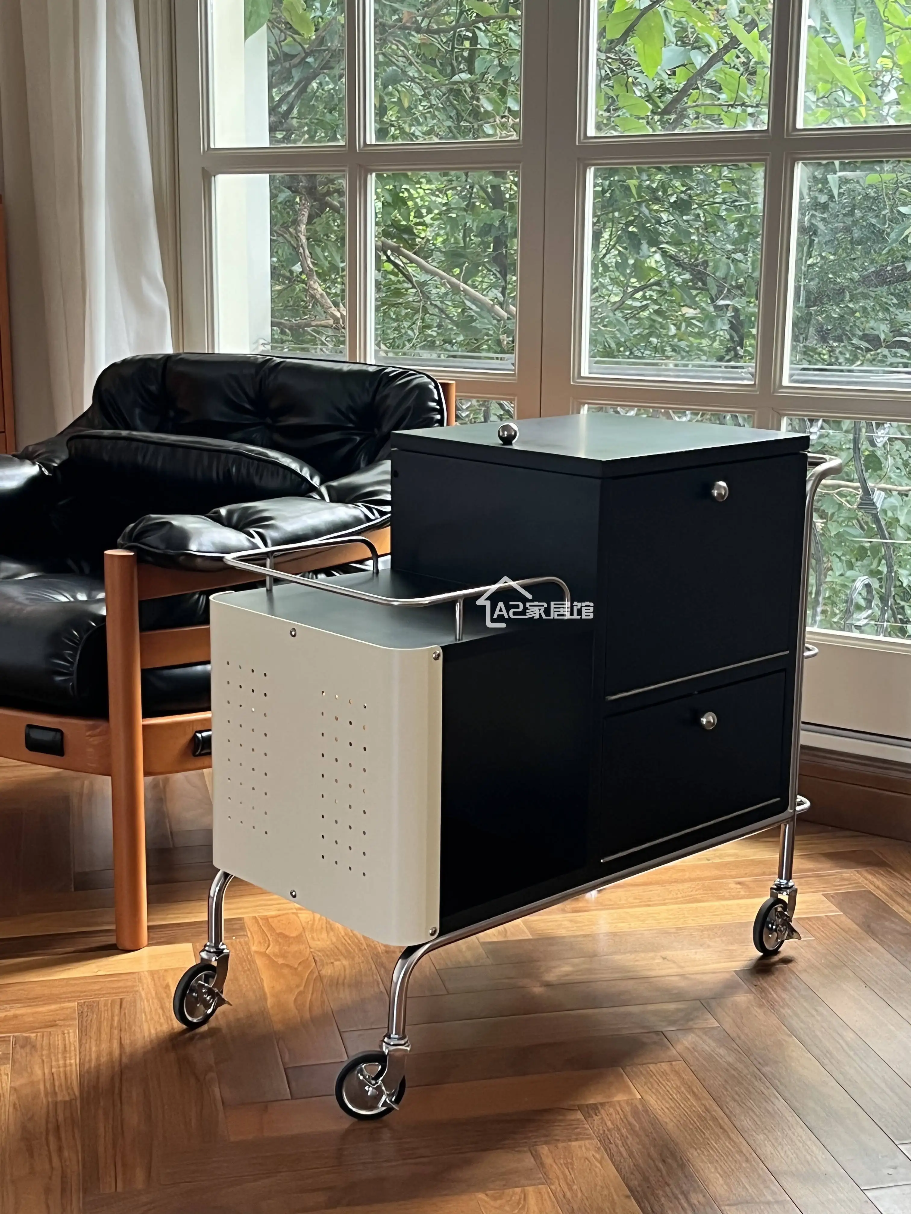 Medieval movable side several small-sized side cabinets living room sofa locker designer trolley luxury storage car
Medieval movable side several small-sized side cabinets living room sofa locker designer trolley luxury storage car