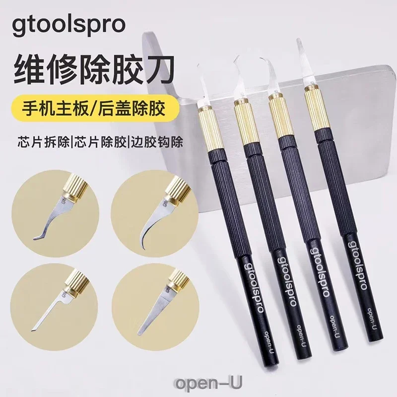 Набор из тонких лезвий Gtoolspro open-U ic для ремонта чипа, 1 шт., hilt + 4 шт., высококачественный blde для ic CPU, съемник клея, лопасть для разборки печатной платы
Набор из тонких лезвий Gtoolspro open-U ic для ремонта чипа, 1 шт., hilt + 4 шт., высококачественный blde для ic CPU, съемник клея, лопасть для разборки печатной платы