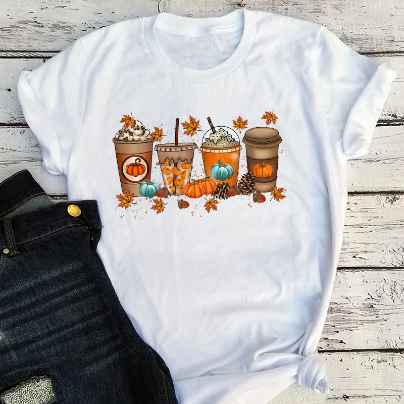 Fall Coffee Shirt Cute Fall T-shirts Thanksgiving Top Halloween Coffee Lover Shirts Pumpkin T Shirt Women Harajuku m
Fall Coffee Shirt Cute Fall T-shirts Thanksgiving Top Halloween Coffee Lover Shirts Pumpkin T Shirt Women Harajuku m