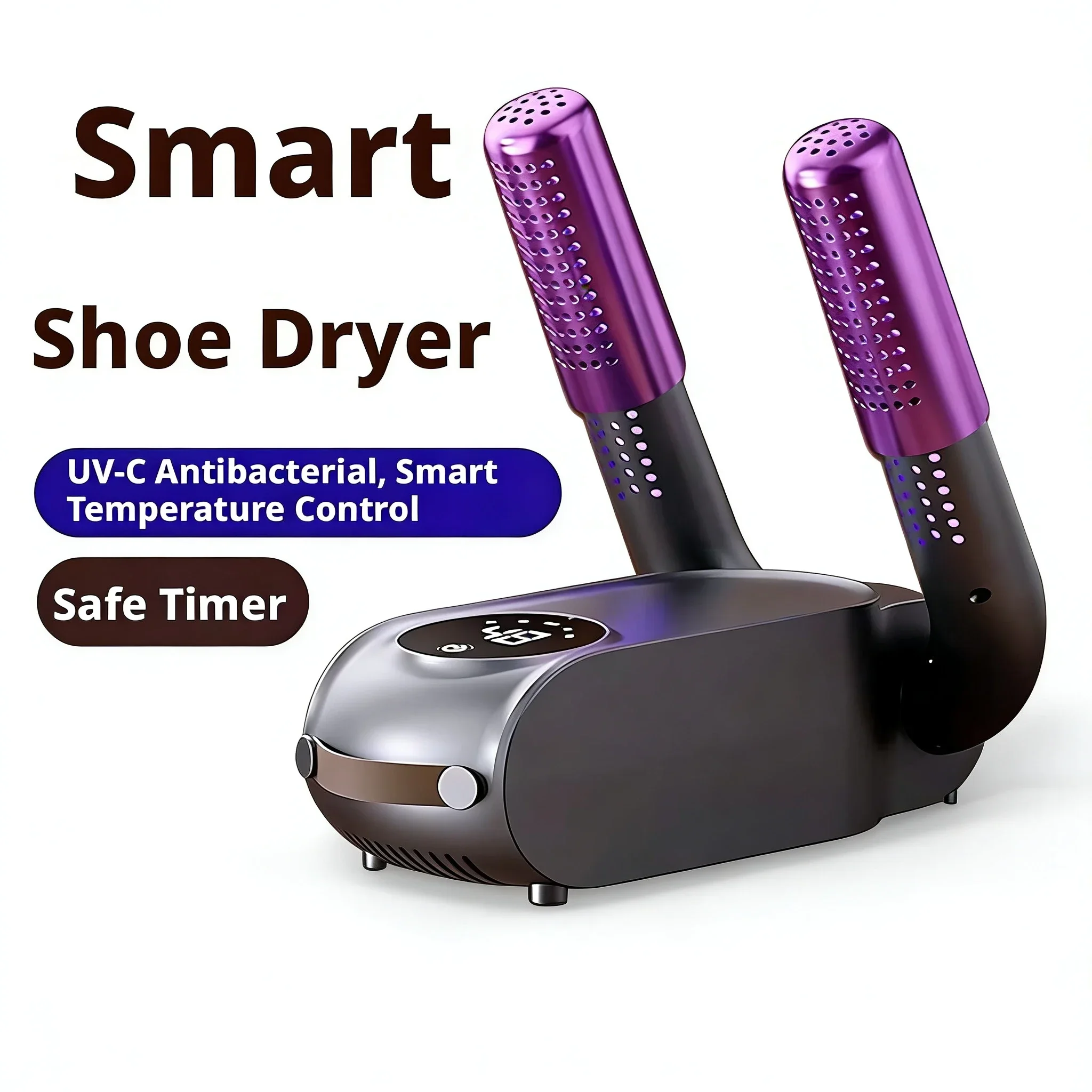 Intelligent Constant Temperature Shoe Dryer Fast Drying & Antibacterial Foldable & Hanging Portable Small Dryer for Home & Dorm
Intelligent Constant Temperature Shoe Dryer Fast Drying & Antibacterial Foldable & Hanging Portable Small Dryer for Home & Dorm