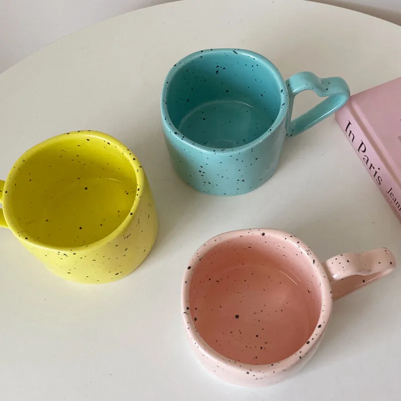 Korean Style INS Ceramic Splash Ink Wave Dot Mug Ice Coffee Cups Milk Mark Tea Cup Fashion MORANDI INS Office Mug Couples Cup
Korean Style INS Ceramic Splash Ink Wave Dot Mug Ice Coffee Cups Milk Mark Tea Cup Fashion MORANDI INS Office Mug Couples Cup
