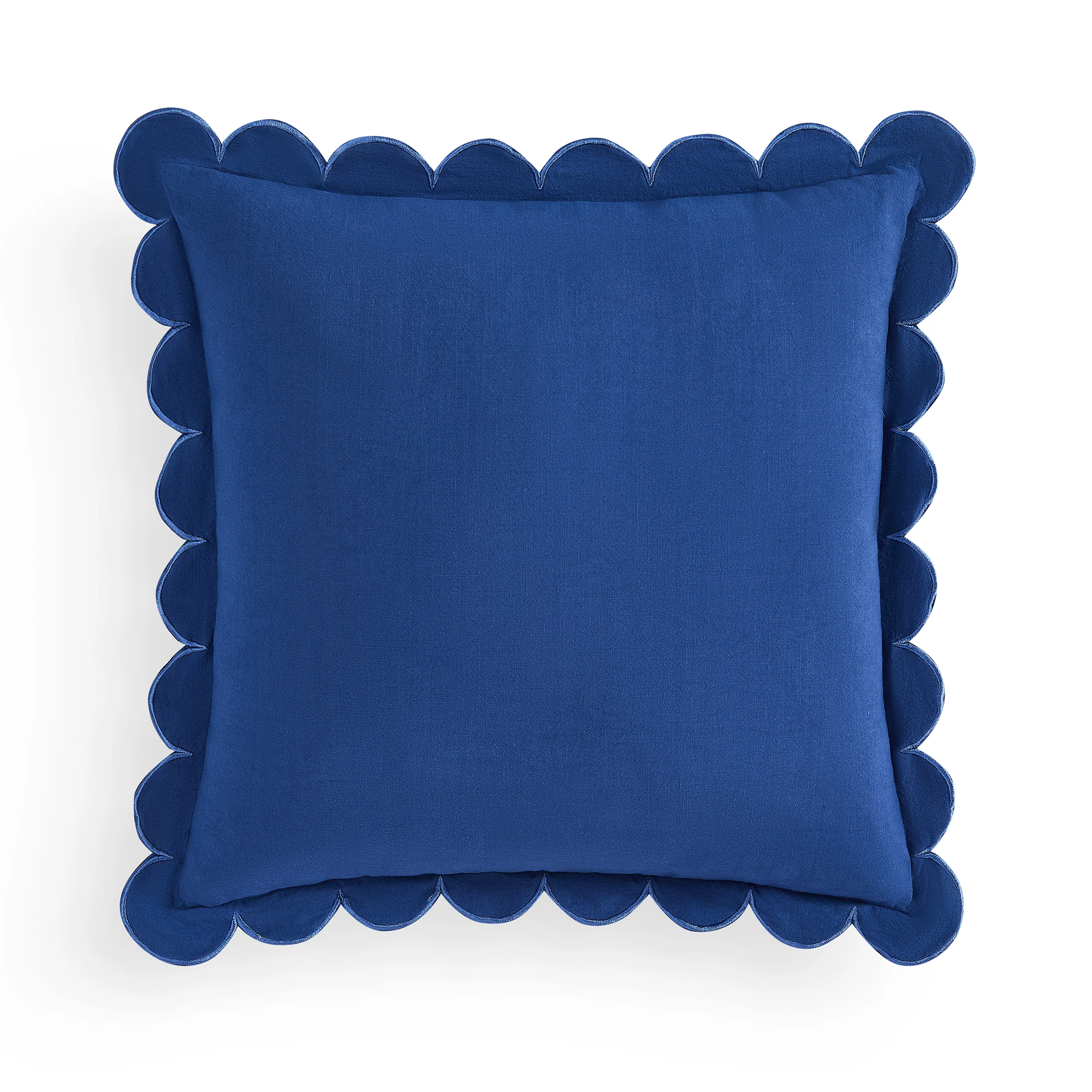 18x18 inch blue scallop cotton decorative pillow for sofa or bed
18x18 inch blue scallop cotton decorative pillow for sofa or bed