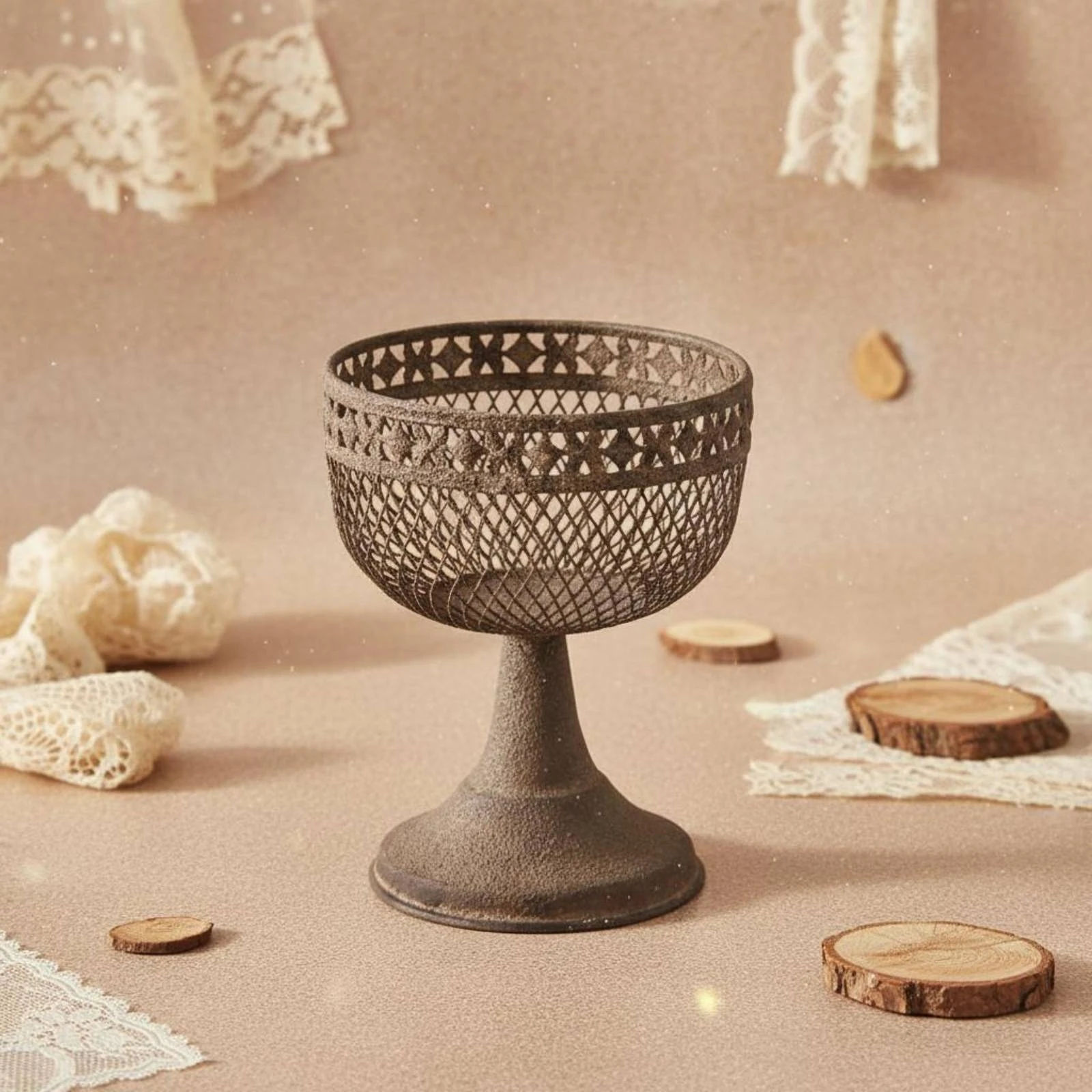 Decorative Iron Planter Antique Design Pedestal Planter Home Decoration Perforated Rim Raised Design
Decorative Iron Planter Antique Design Pedestal Planter Home Decoration Perforated Rim Raised Design