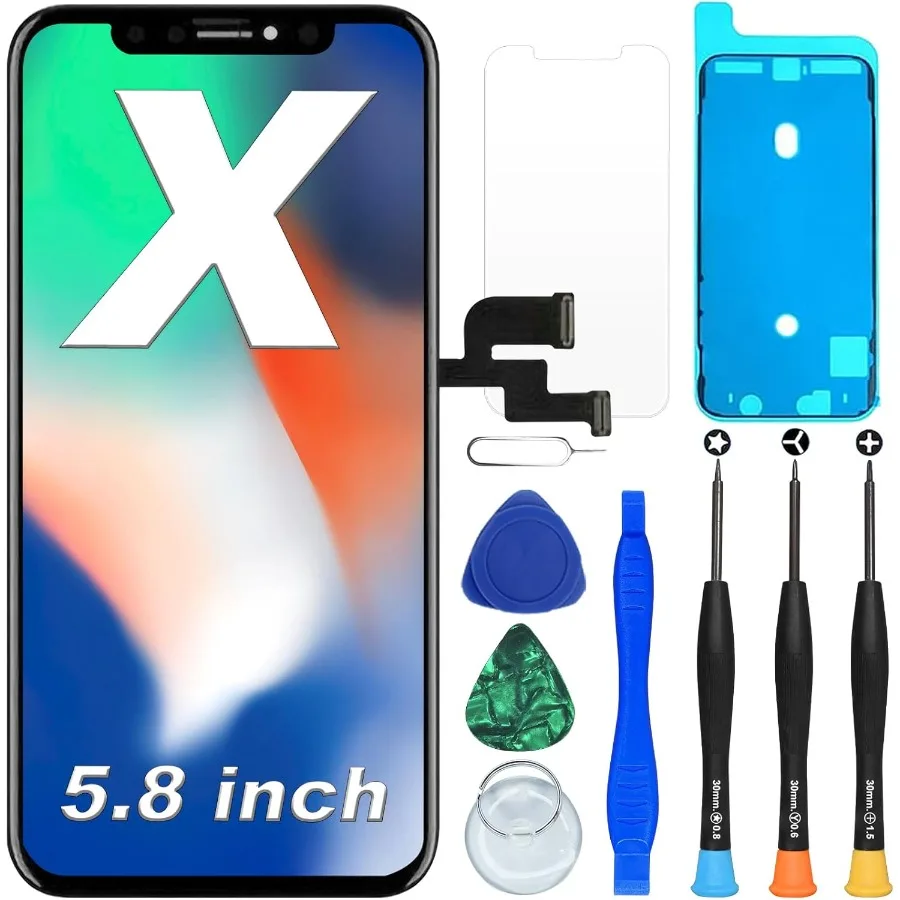 Замена ЖК-экрана DIGI4U для iPhone X, сборка дисплея с инструментами для ремонта, чистое видение, стабильная температура, умный выбор для
Замена ЖК-экрана DIGI4U для iPhone X, сборка дисплея с инструментами для ремонта, чистое видение, стабильная температура, умный выбор для