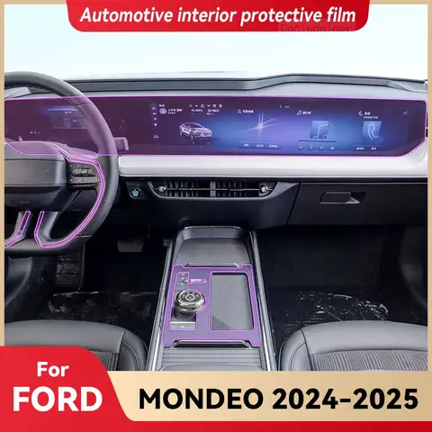For FORD MONDEO 2024 2025 Car Interior Center Console Transparent TPU Protective Film Anti-scratch Repair Accessories