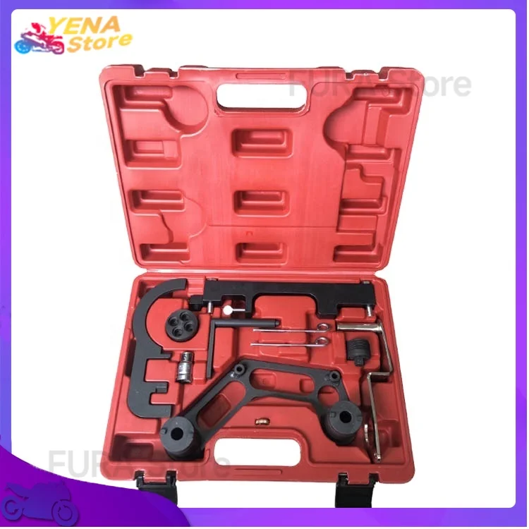 Applicable to BMW N47 N57 Engine Timing Tool Kit Professional Camshaft Locking Bar Crankshaft Holding Pin Valve Adjuster Set
Applicable to BMW N47 N57 Engine Timing Tool Kit Professional Camshaft Locking Bar Crankshaft Holding Pin Valve Adjuster Set