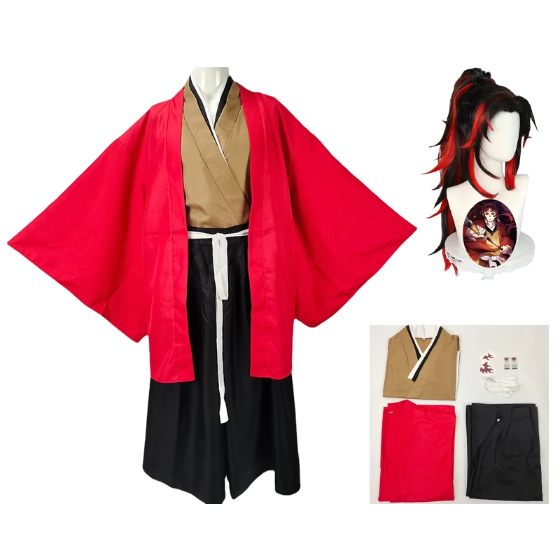 Anime Demon Slaye Tsugikuni Yoriichi Cosplay Costumes Hi No Kokyu Full Set Japanese Leisure for Men Novelty Accessories Costumes
Anime Demon Slaye Tsugikuni Yoriichi Cosplay Costumes Hi No Kokyu Full Set Japanese Leisure for Men Novelty Accessories Costumes