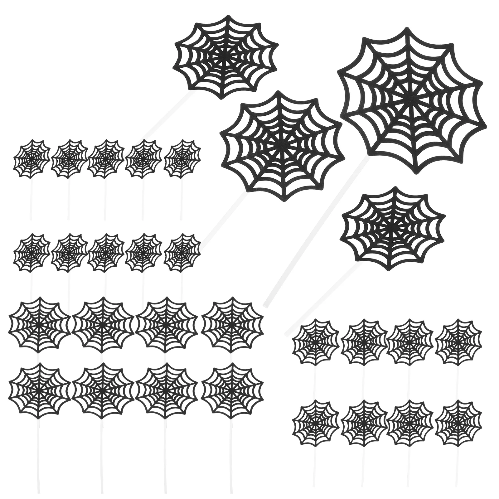12 Pcs Spider Web Baby Ornaments for Kids Birthday Party Cake Topper Cupcake Decor
12 Pcs Spider Web Baby Ornaments for Kids Birthday Party Cake Topper Cupcake Decor
