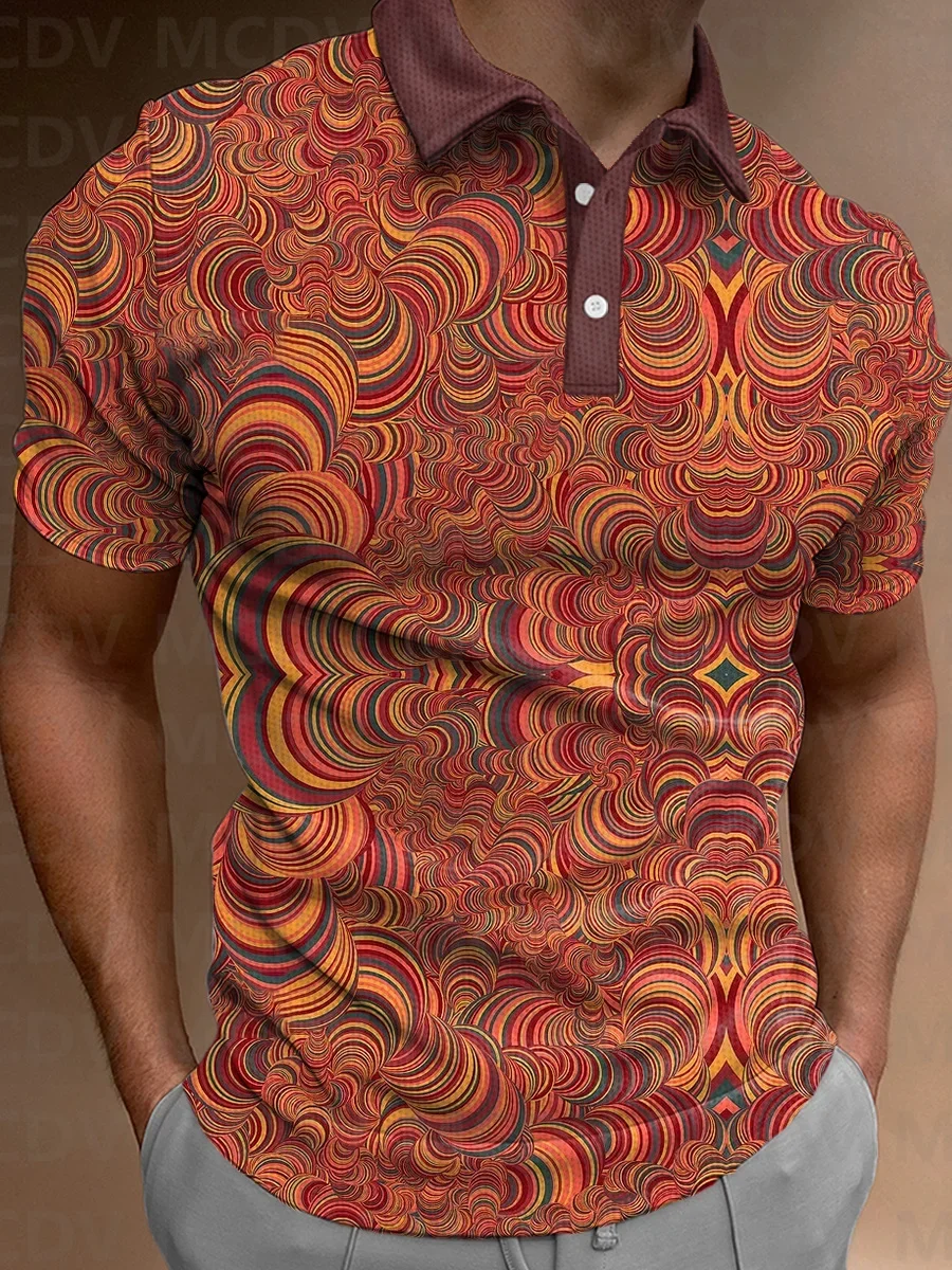 Art Curve Pattern Print Casual Loose Short-Sleeved Polo Shirt Oversized Shirt Man Clothing Polo shirt for men
Art Curve Pattern Print Casual Loose Short-Sleeved Polo Shirt Oversized Shirt Man Clothing Polo shirt for men