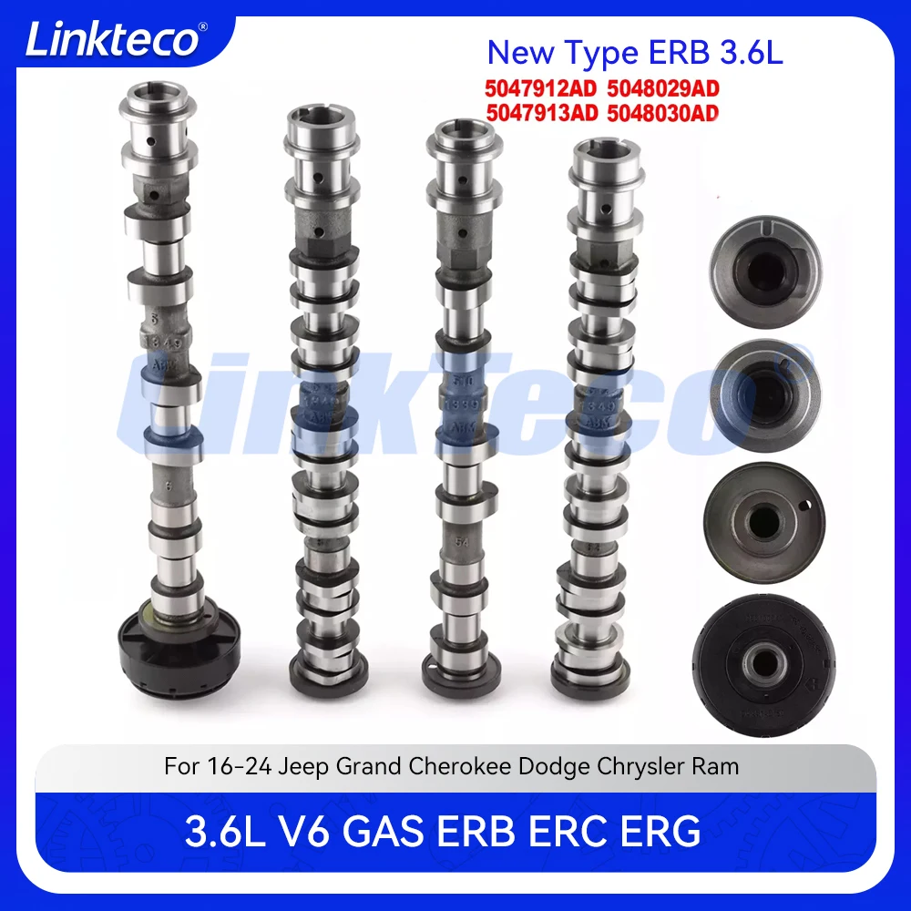Engine Right Left Intake & Exhaust Camshaft For 16-24 3.6 L ERB CHRYSLER JEEP GRAND CHEROKEE RAM DODGE 3.6L 5047912AA 5047913AA
Engine Right Left Intake & Exhaust Camshaft For 16-24 3.6 L ERB CHRYSLER JEEP GRAND CHEROKEE RAM DODGE 3.6L 5047912AA 5047913AA