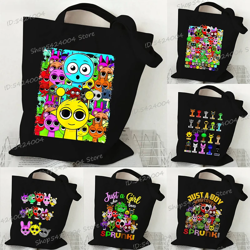Anime Sprunki Incredibox Game Handbags Women Men Large Capacity No Zipper Canvas Tote Bag Cartoon Sprunki Figure Shoulder Bag
Anime Sprunki Incredibox Game Handbags Women Men Large Capacity No Zipper Canvas Tote Bag Cartoon Sprunki Figure Shoulder Bag