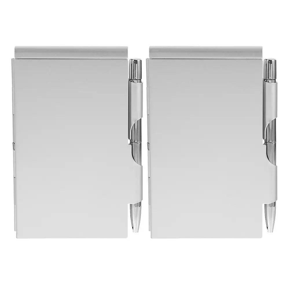 Metal Card Box Notebook and Pen Notepad Mini with Pads Notepads Aluminum Alloy Holder
Metal Card Box Notebook and Pen Notepad Mini with Pads Notepads Aluminum Alloy Holder