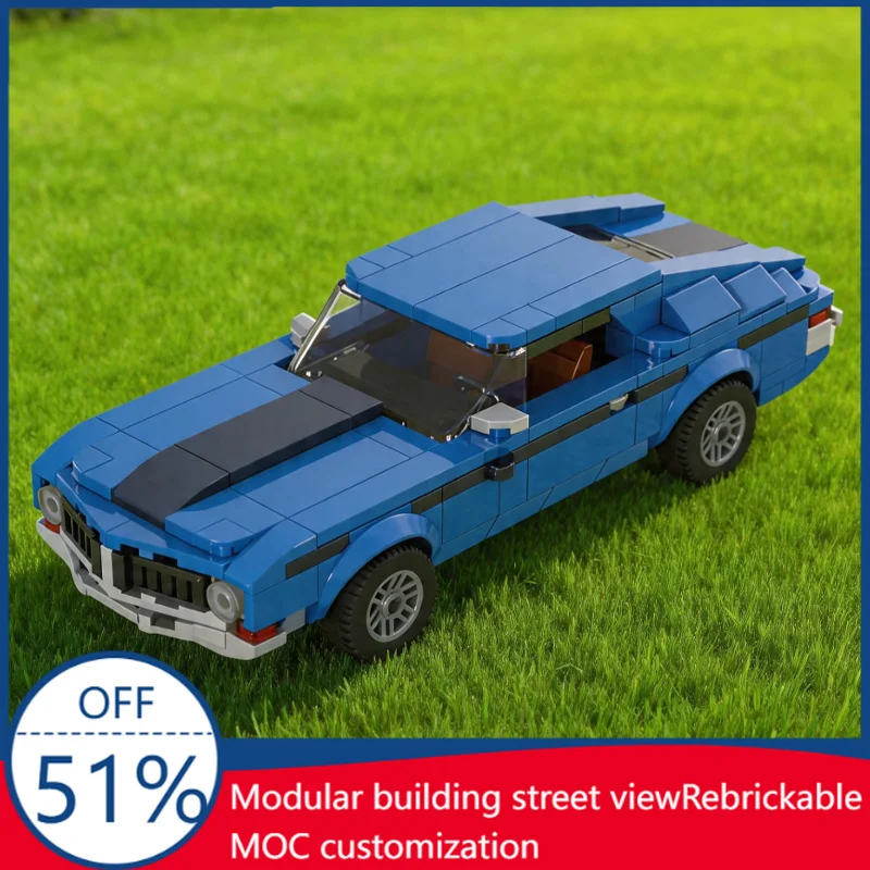 339 Pcs MOC Blue Sports Car Model Display DIY Customize Building Block Technology Assembly Creative Type Toy Kid Birthday Gifts
339 Pcs MOC Blue Sports Car Model Display DIY Customize Building Block Technology Assembly Creative Type Toy Kid Birthday Gifts