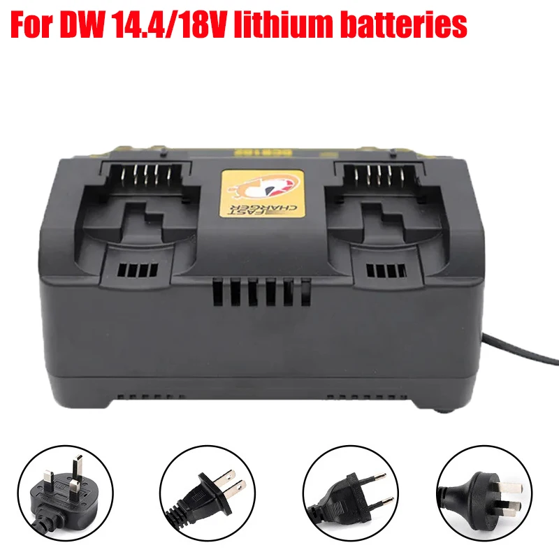 Двухпортовое быстрое зарядное устройство DCB102, совместимое с литиевыми батареями Dewell 14,4 В/18 В, зарядное устройство для электроинструмента с USB-портом
Двухпортовое быстрое зарядное устройство DCB102, совместимое с литиевыми батареями Dewell 14,4 В/18 В, зарядное устройство для электроинструмента с USB-портом