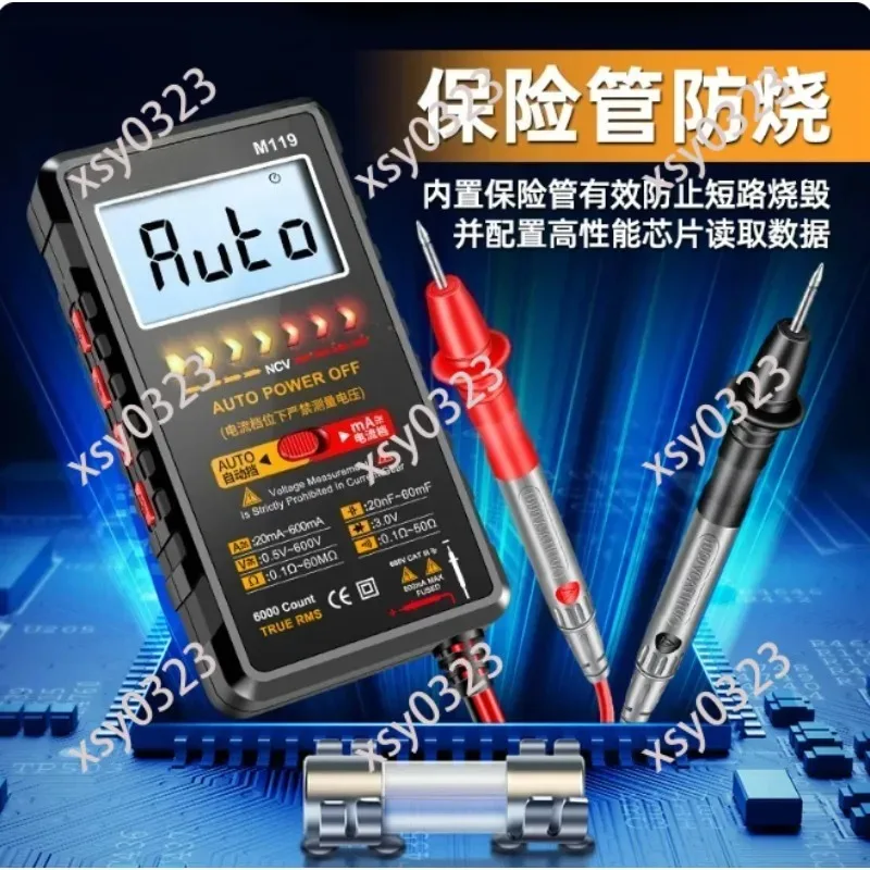Portable Automatic Digital Multimeter for Electrician High Precision Anti-Burn No Need Gear Shift
Portable Automatic Digital Multimeter for Electrician High Precision Anti-Burn No Need Gear Shift