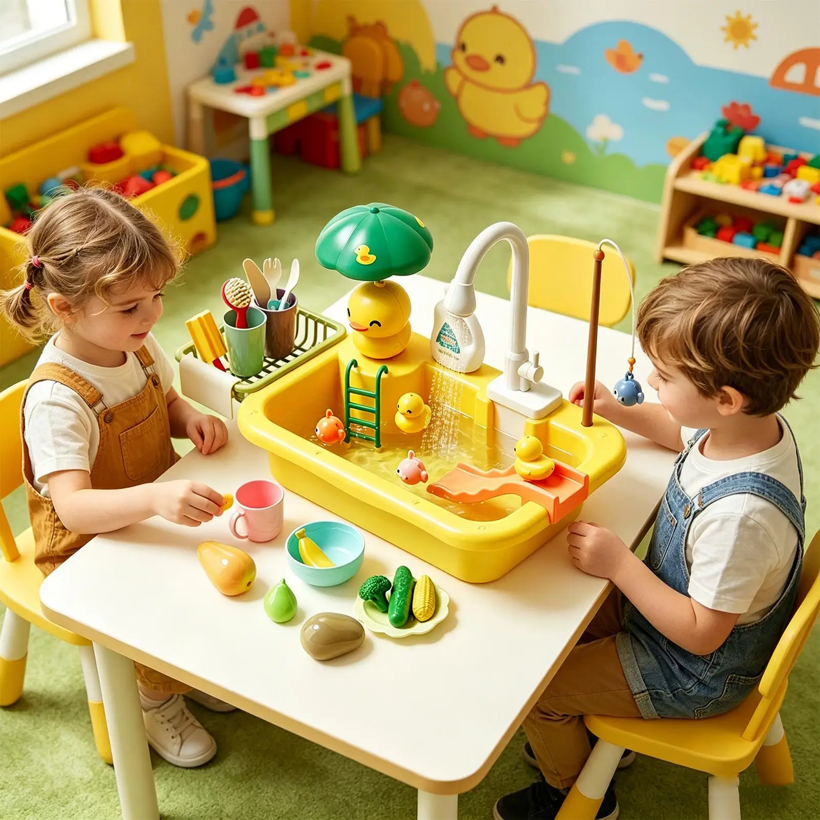 Kids Water Table Backyard Pool Toys Water Play Table With Pump For Boys Girls Preschoolers Backyard Patio Beach Camping Daycare
Kids Water Table Backyard Pool Toys Water Play Table With Pump For Boys Girls Preschoolers Backyard Patio Beach Camping Daycare