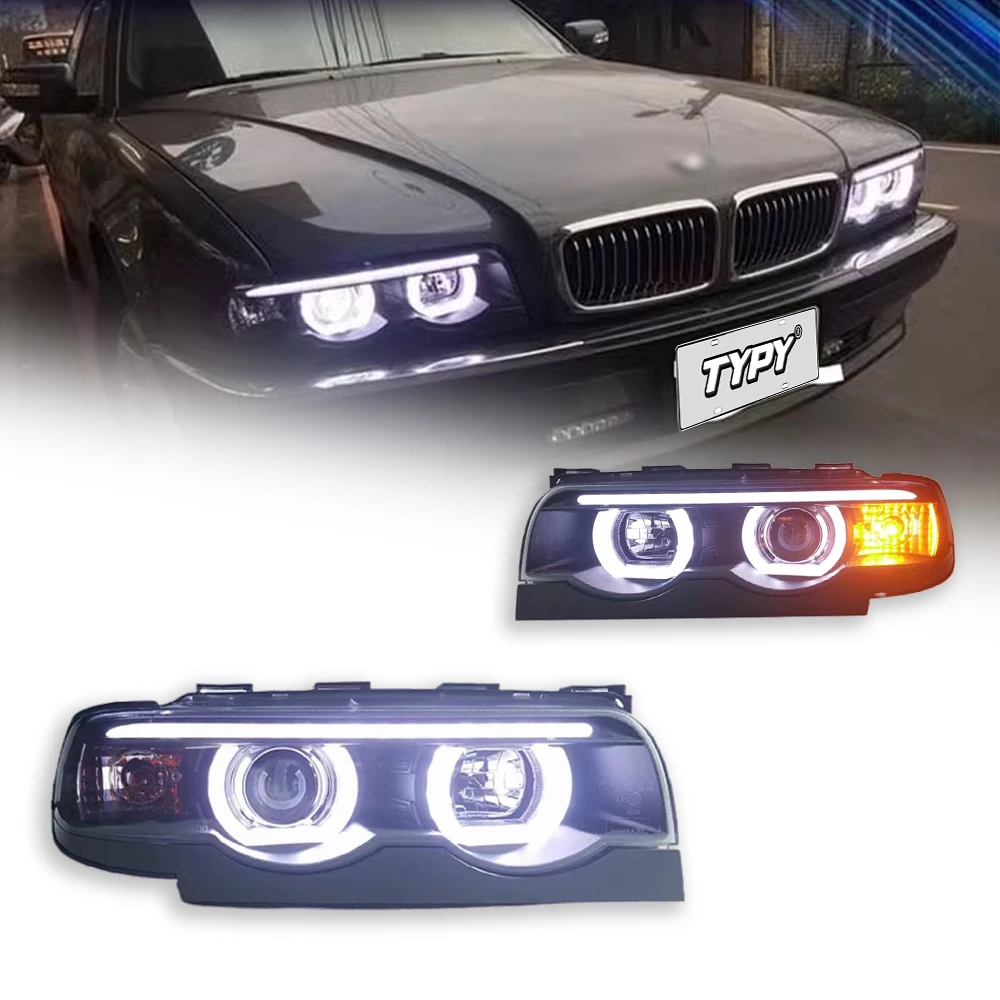 Car Headlights For BMW 7 Series E38 1998-2002 LED Car Lamps Daytime Running Lights Dynamic Turn Signals Car Accessories
Car Headlights For BMW 7 Series E38 1998-2002 LED Car Lamps Daytime Running Lights Dynamic Turn Signals Car Accessories