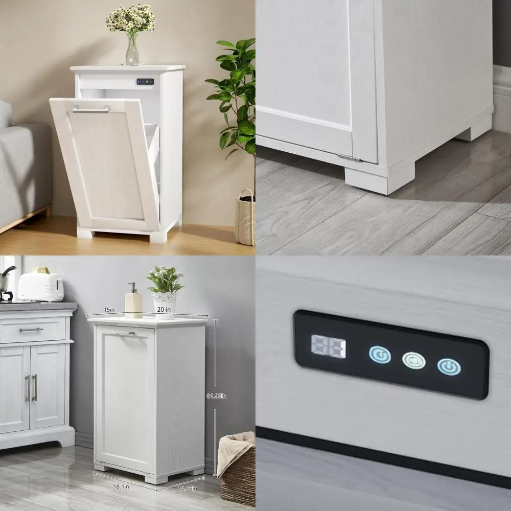 10 gallon hidden laundry sorter cabinet with odor control for kitchen waste
10 gallon hidden laundry sorter cabinet with odor control for kitchen waste