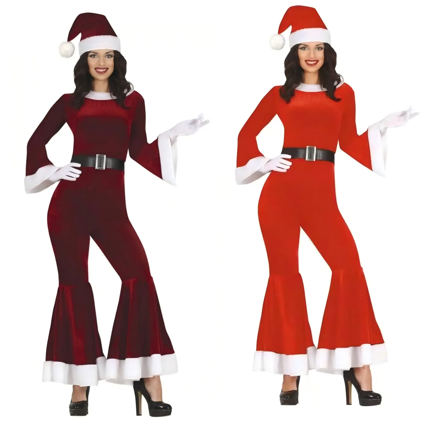 Christmas Costumes for Women Christmas Elf Cosplay Costumes Winter Long Sleeved Tops Flared Pants Christmas Party Dress Bodysuit
Christmas Costumes for Women Christmas Elf Cosplay Costumes Winter Long Sleeved Tops Flared Pants Christmas Party Dress Bodysuit