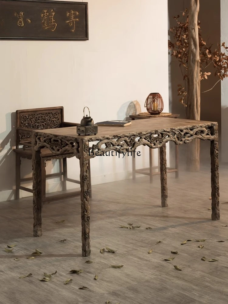 -*Chinese antique old goods old calligraphy table Ming and Qing classical old objects pear
-*Chinese antique old goods old calligraphy table Ming and Qing classical old objects pear