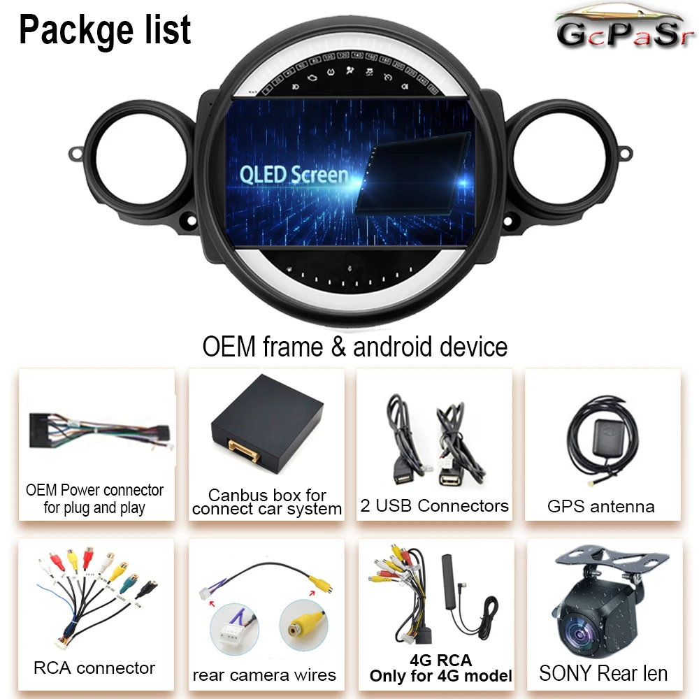 Android For BMW Mini 2007 - 2015 Car Autoradio Touchscreen Radio Multimedia Video Player Navigation GPS BT No 2din DVD Stereo
Android For BMW Mini 2007 - 2015 Car Autoradio Touchscreen Radio Multimedia Video Player Navigation GPS BT No 2din DVD Stereo