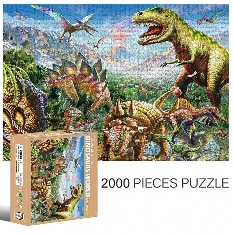 Dinosaur World 2000 PCS of high difficulty adult puzzle building blocks puzzle toys cartoon animal anime toys gifts
Dinosaur World 2000 PCS of high difficulty adult puzzle building blocks puzzle toys cartoon animal anime toys gifts