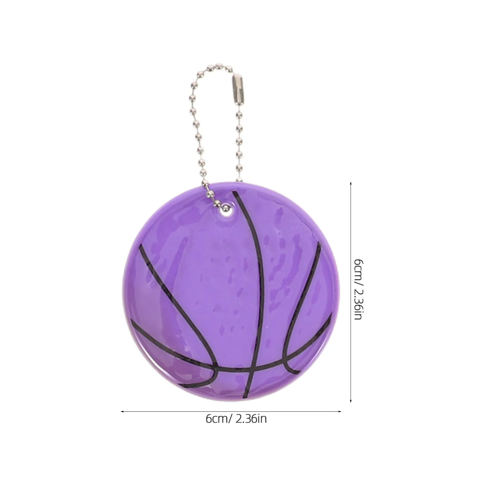 10Pcs Reflective Basketball Keychain Pendant High Visibility Safety Backpack Charm Glow-in-The-Dark Reflector Tag Safety
10Pcs Reflective Basketball Keychain Pendant High Visibility Safety Backpack Charm Glow-in-The-Dark Reflector Tag Safety