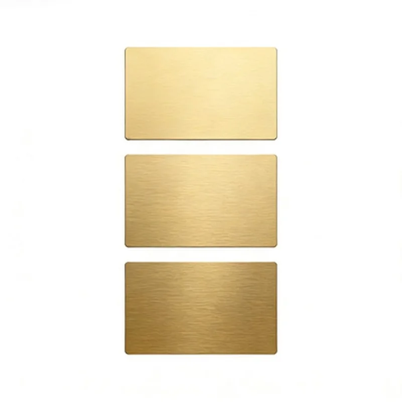 61pcs Gold Matte Aluminum Business Card Minimalist Office Nameplate Flat Metal Sheet for Daily Business Communication Use
61pcs Gold Matte Aluminum Business Card Minimalist Office Nameplate Flat Metal Sheet for Daily Business Communication Use