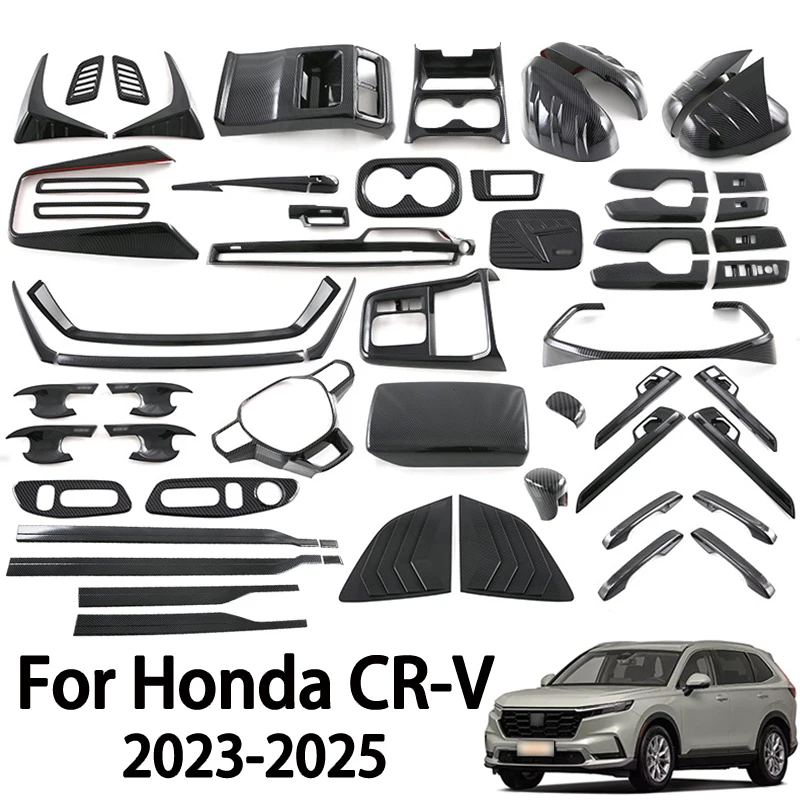 For Honda CR-V CRV 2023-2025 Interior Carbon Fiber Grain Window Switch Panel Steering Wheel Trim Air Outlet Cover Decoration Kit
For Honda CR-V CRV 2023-2025 Interior Carbon Fiber Grain Window Switch Panel Steering Wheel Trim Air Outlet Cover Decoration Kit