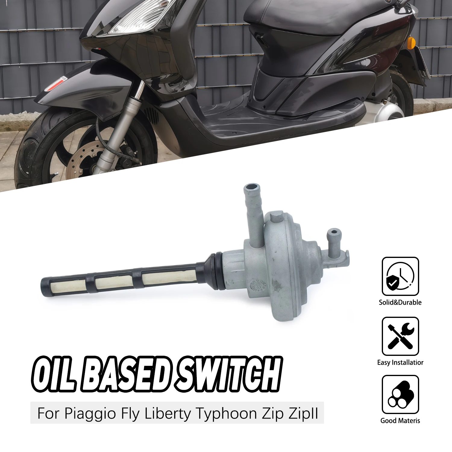 Motorcycle Valve Fuel Petcock Tap Repalcement Valve Switch Accessories 674594 For Piaggio Fly Liberty Typhoon Zip ZipII
Motorcycle Valve Fuel Petcock Tap Repalcement Valve Switch Accessories 674594 For Piaggio Fly Liberty Typhoon Zip ZipII
