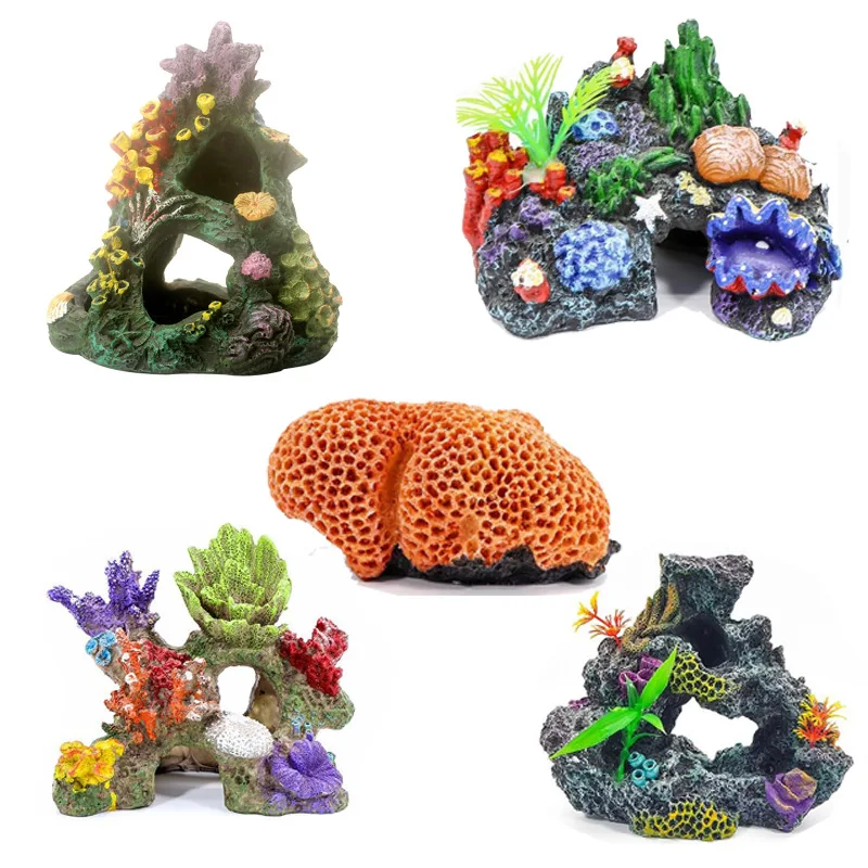 1PC Fish tank decoration aquarium landscaping background moss coral reef coral ornaments imitation seabed stone resin rockery
1PC Fish tank decoration aquarium landscaping background moss coral reef coral ornaments imitation seabed stone resin rockery