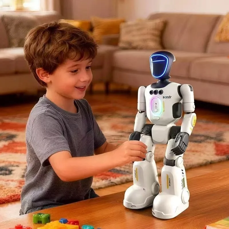 Sondr Ai Smart Robot Gesture Sensing Remote Control Programmable Dancing Movable Joints Intelligent Voice Interaction
Sondr Ai Smart Robot Gesture Sensing Remote Control Programmable Dancing Movable Joints Intelligent Voice Interaction