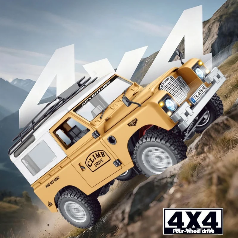 1/10 Simulation Land Rover Pickup Truck Hard Shell Electric Four-Wheel Drive Model Remote Control Climbing Off-Road Vehicle Toy
1/10 Simulation Land Rover Pickup Truck Hard Shell Electric Four-Wheel Drive Model Remote Control Climbing Off-Road Vehicle Toy