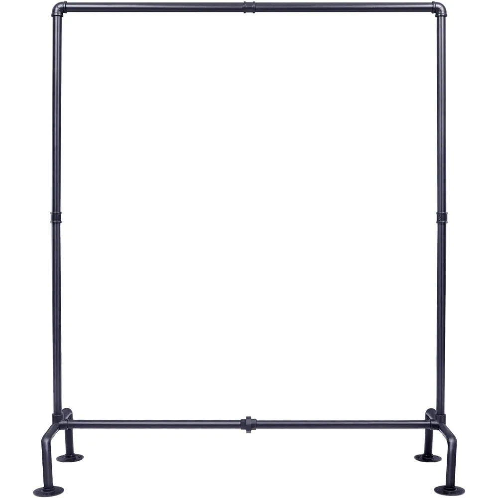 Industrial Pipe Clothing Rack Free Standing, Heavy Duty Detachable Clothes Rack with 4 Stable Feet for Garment Storage Display
Industrial Pipe Clothing Rack Free Standing, Heavy Duty Detachable Clothes Rack with 4 Stable Feet for Garment Storage Display