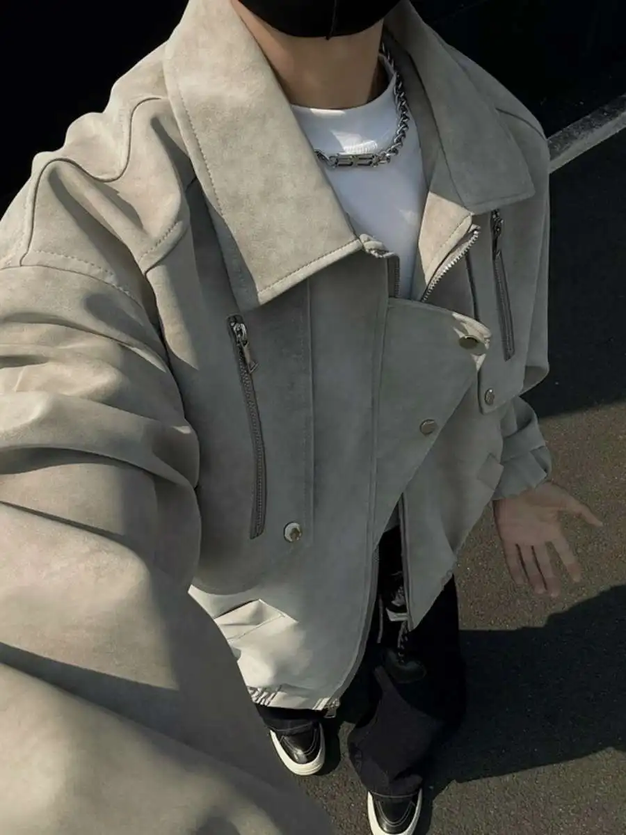 Men's Leather Jaet Spring Autumn New Sle American Trendy Versatile Faion Zipper Collar Retro Dyed PU Jaet Top
Men's Leather Jaet Spring Autumn New Sle American Trendy Versatile Faion Zipper Collar Retro Dyed PU Jaet Top