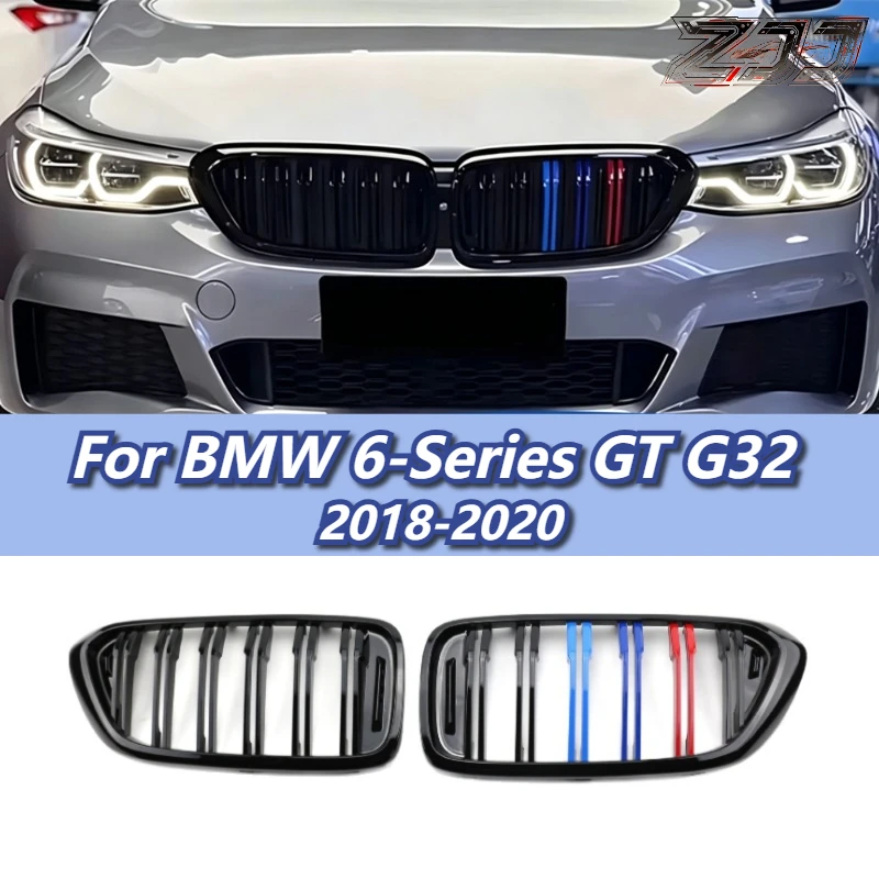Grilles For BMW 6-Series GT G32 2018-2020 Front Kidney Grille M Gloss Black Racing Grills Double Slat Car Styling Replacement
Grilles For BMW 6-Series GT G32 2018-2020 Front Kidney Grille M Gloss Black Racing Grills Double Slat Car Styling Replacement