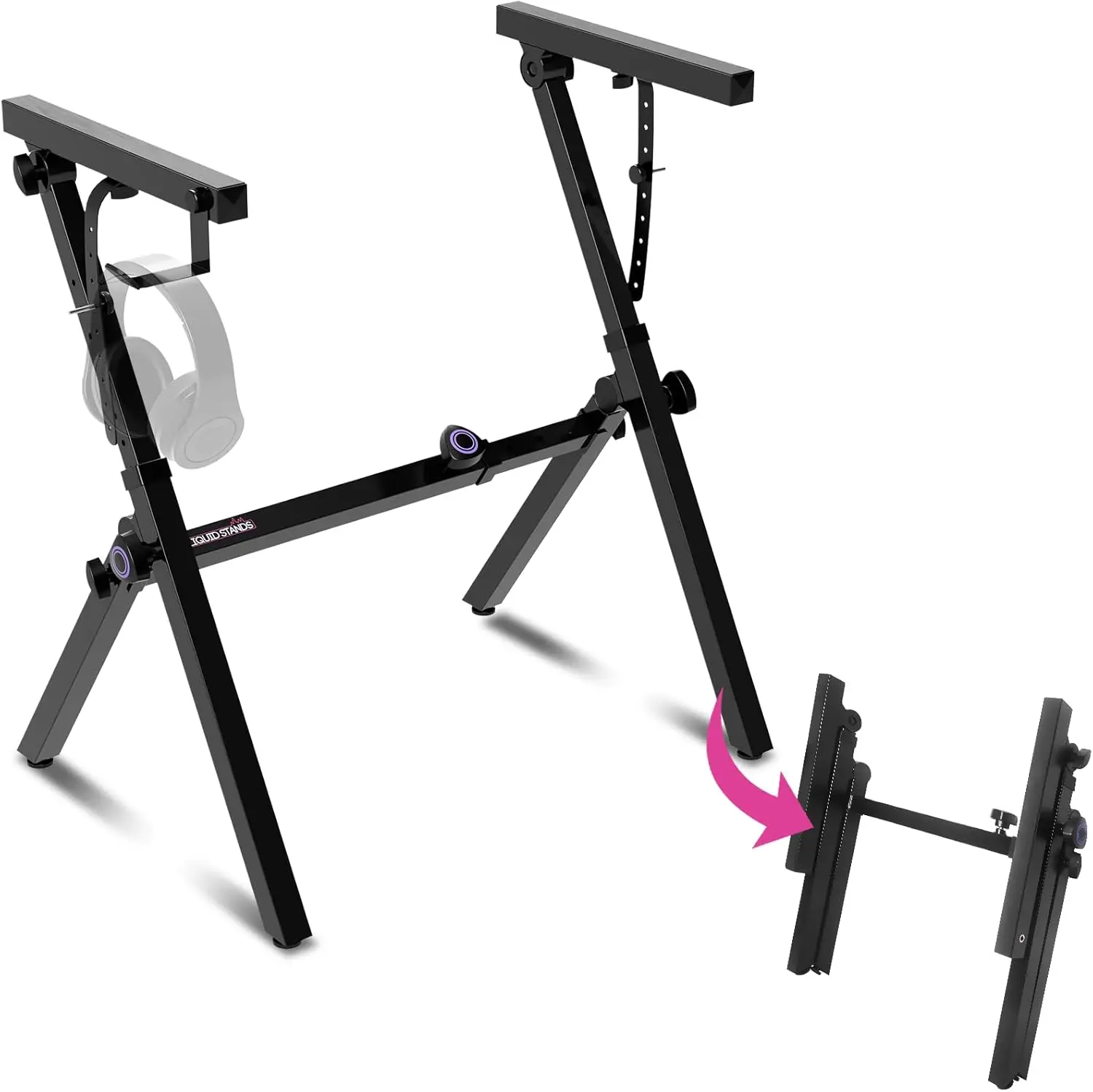 Z Style Adjustable Keyboard Stand for 54-88 Key Digital Piano, Heavy Duty 220 Lbs
Z Style Adjustable Keyboard Stand for 54-88 Key Digital Piano, Heavy Duty 220 Lbs