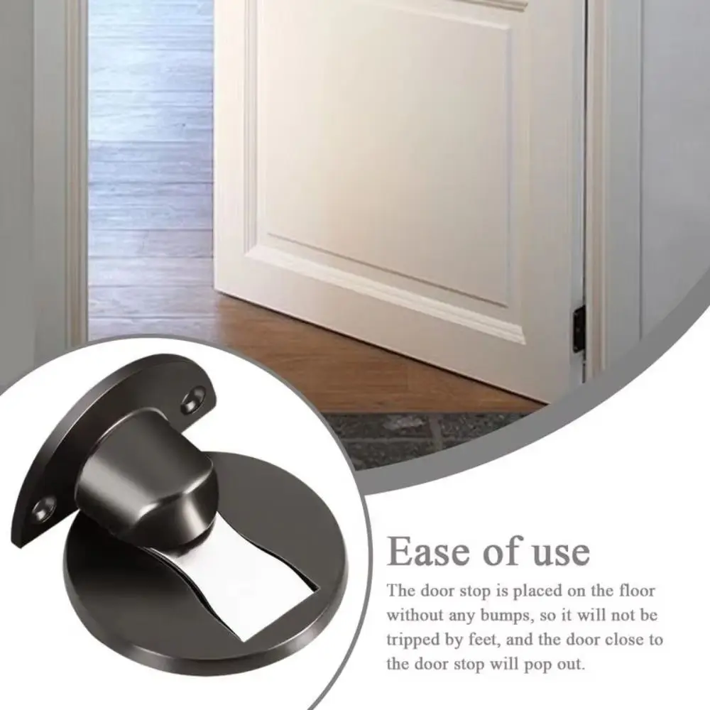 Adhesive Adjustable Door Stop No Drilling Zinc Alloy Magnetic Door Stopper Conceal Screw Mount Anti-collision Floor Door Stop
Adhesive Adjustable Door Stop No Drilling Zinc Alloy Magnetic Door Stopper Conceal Screw Mount Anti-collision Floor Door Stop