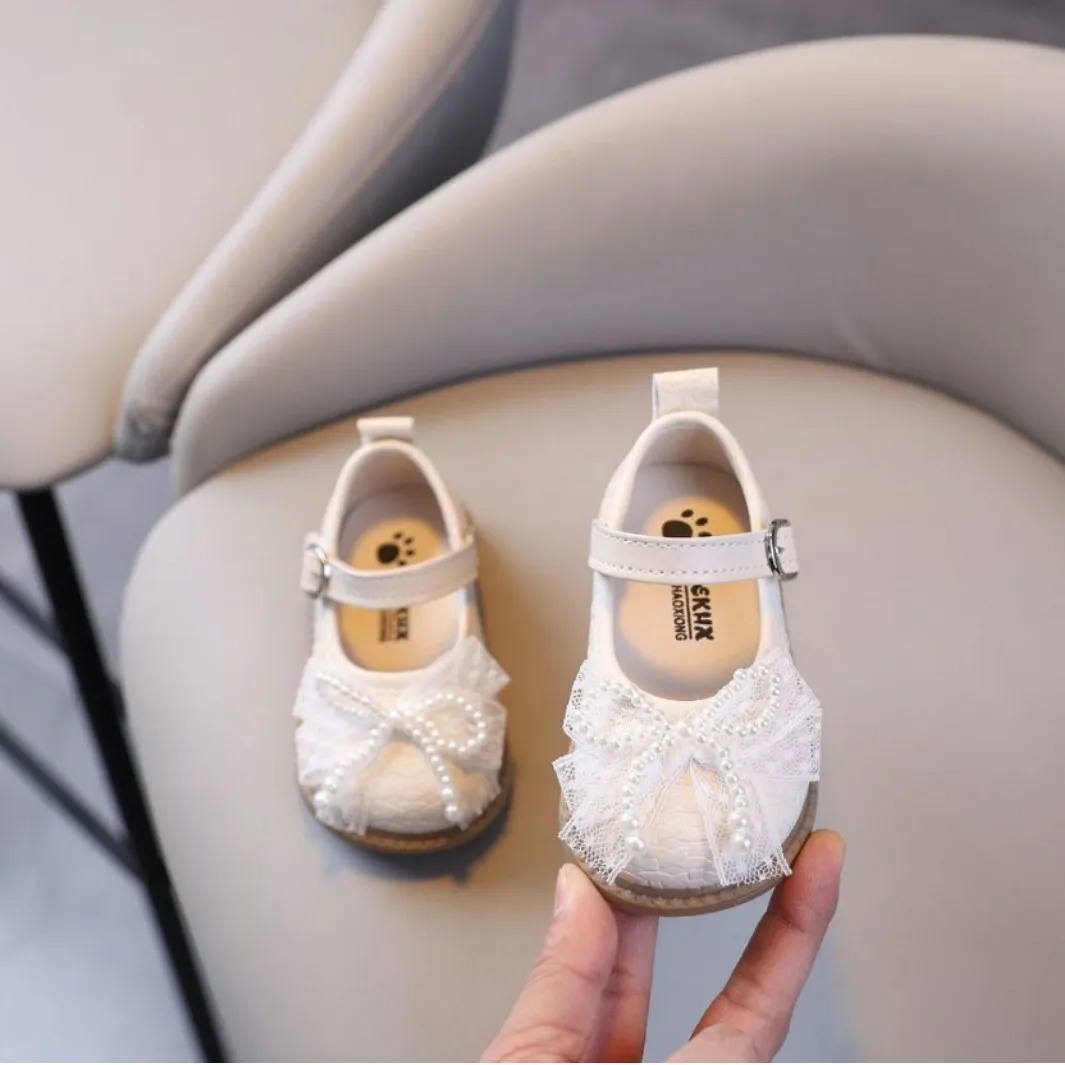 Baby Princess Shoes Sweet Lace Beading Toddler Walking Shoes Round Toes 2026 Spring Autumn Kids Leather Shoes Soft Bottom
Baby Princess Shoes Sweet Lace Beading Toddler Walking Shoes Round Toes 2026 Spring Autumn Kids Leather Shoes Soft Bottom
