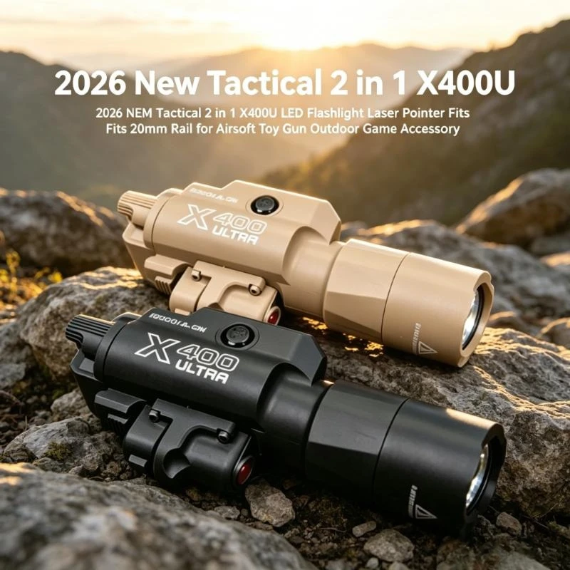 X800M Outdoor Tactical LED Laser Flashlight 2 in 1 Rail Mount for 20mm Picatinny Blaster Toy
X800M Outdoor Tactical LED Laser Flashlight 2 in 1 Rail Mount for 20mm Picatinny Blaster Toy