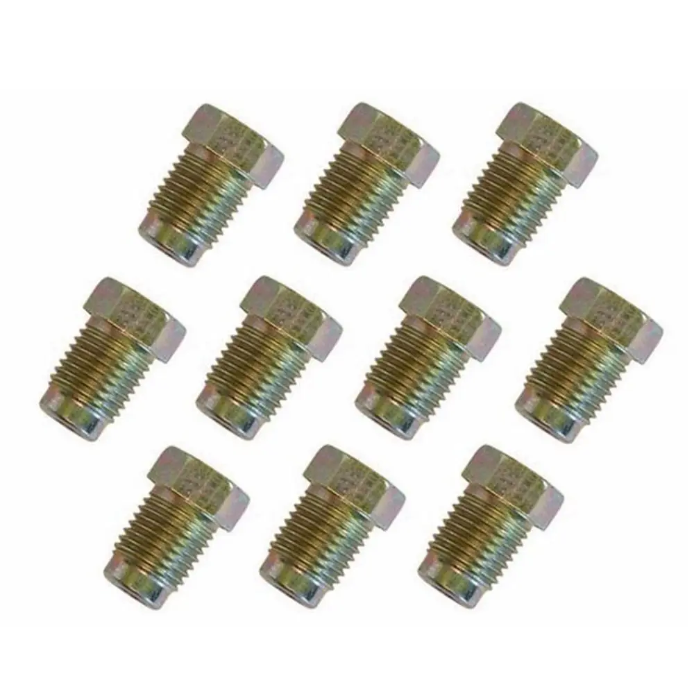 High Quality 10mm x 1mm Screw Nuts for 3/16 Inch Metric Braking Tubes Metal Brake Line Fittings Set Nuts Kit Auto
High Quality 10mm x 1mm Screw Nuts for 3/16 Inch Metric Braking Tubes Metal Brake Line Fittings Set Nuts Kit Auto