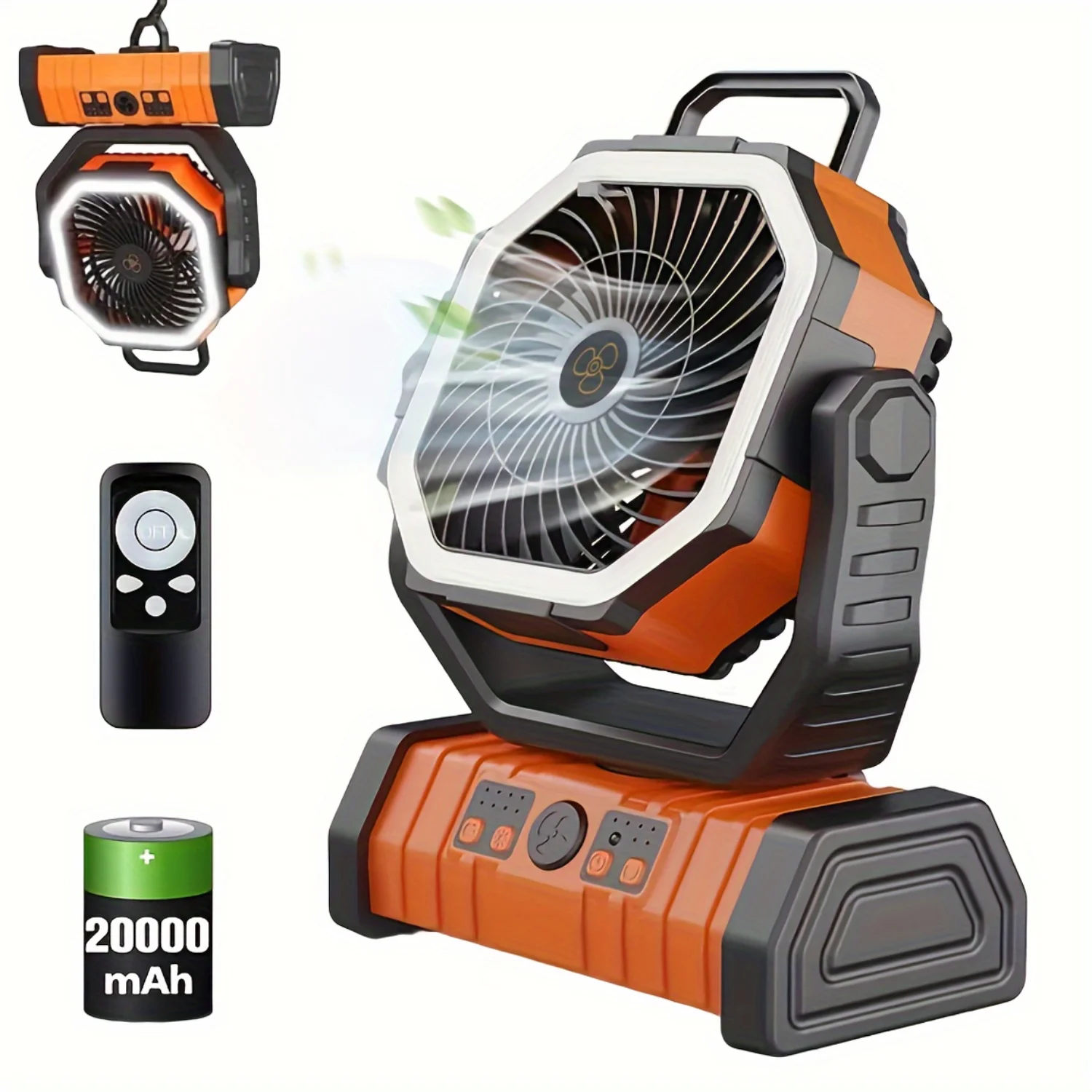 Outdoor Camping Fan with LED Light, Portable and Bright Tent Light for Hiking and Fishing - 1pc
Outdoor Camping Fan with LED Light, Portable and Bright Tent Light for Hiking and Fishing - 1pc