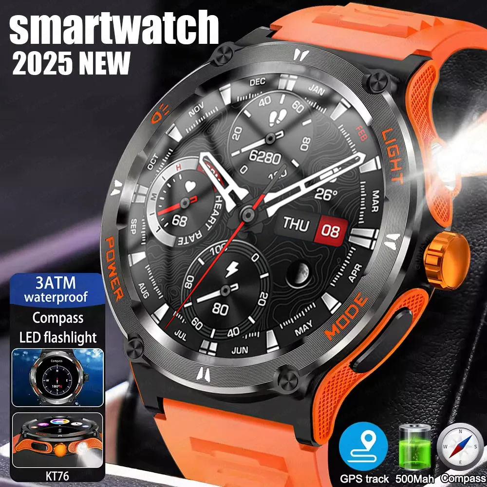 2025 New Outdoor Military Flashlight GPS Smart Watch Man AMOLED HD Screen Heart Rate BT Call Waterproof Smartwatches For Huawei
2025 New Outdoor Military Flashlight GPS Smart Watch Man AMOLED HD Screen Heart Rate BT Call Waterproof Smartwatches For Huawei