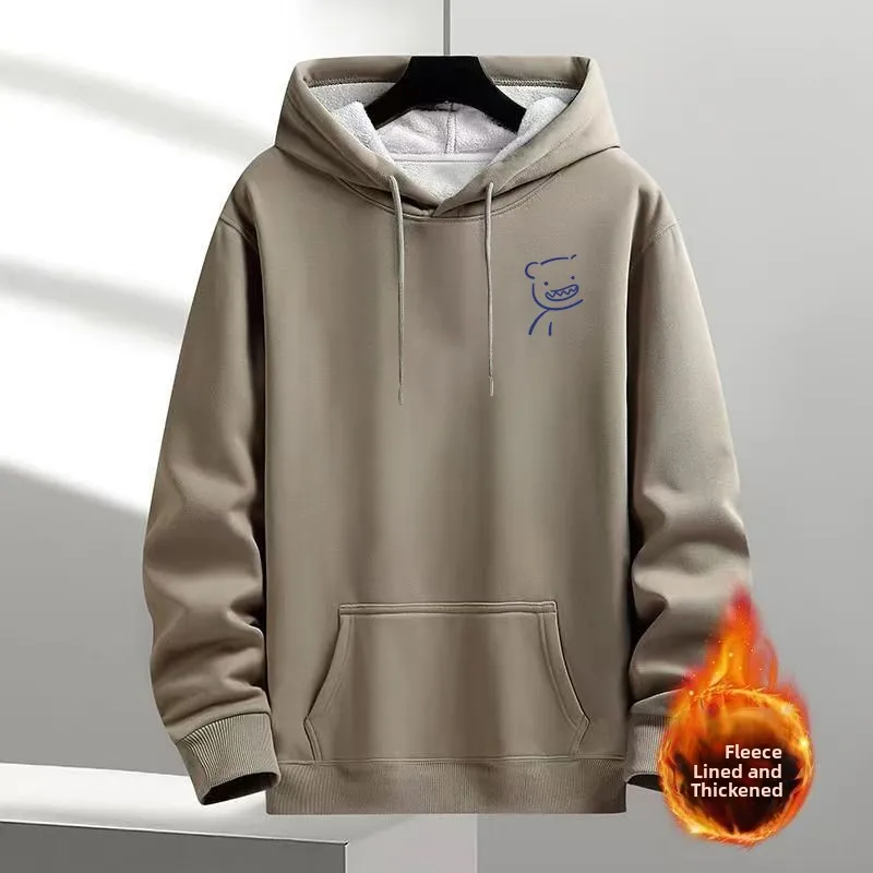 Мужская толстовка с флисовой подкладкой, осенне-зимняя, модная, большого размера, повседневная, из дышащего полиэстера, с длинными рукавами, с принтом
Мужская толстовка с флисовой подкладкой, осенне-зимняя, модная, большого размера, повседневная, из дышащего полиэстера, с длинными рукавами, с принтом