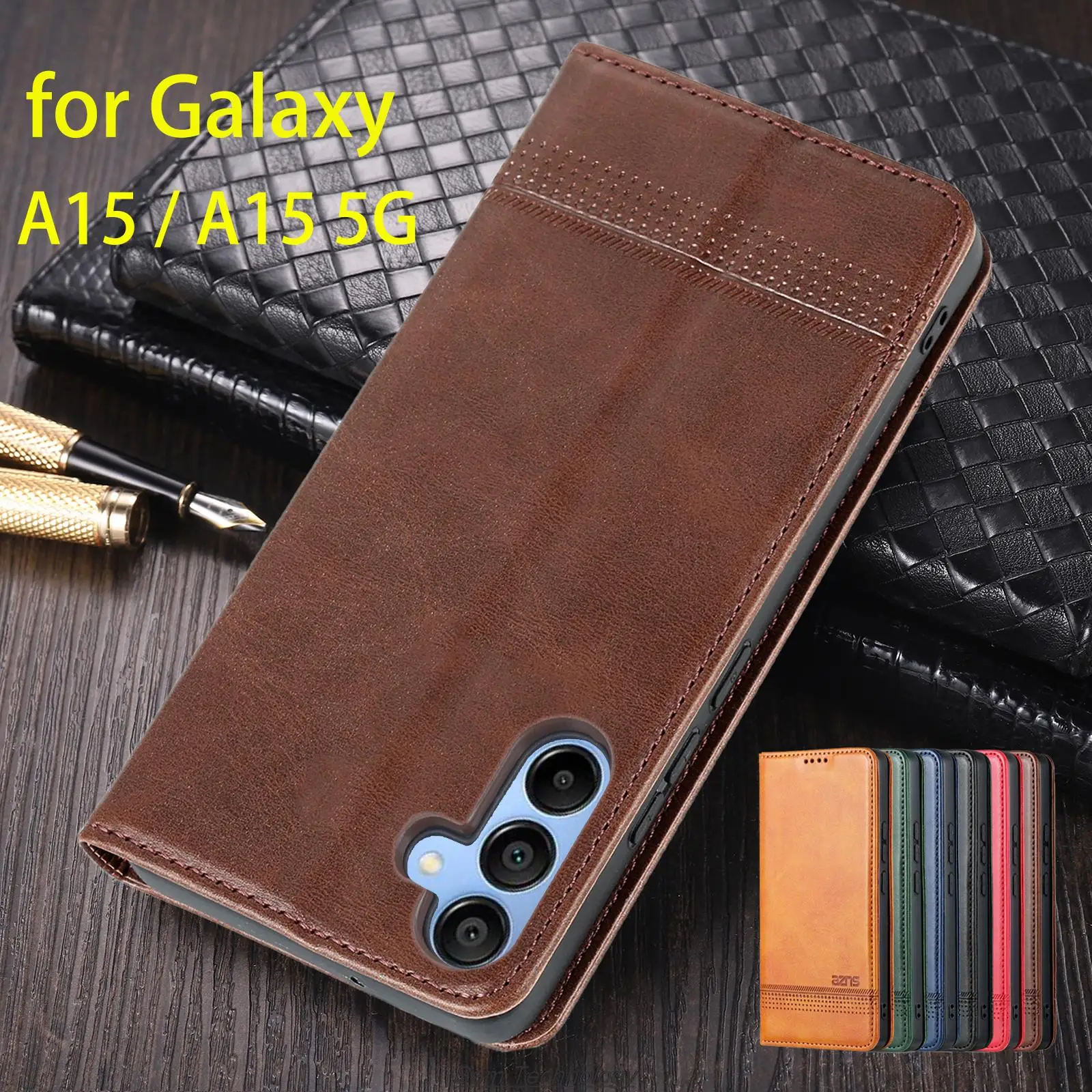 Deluxe Magnetic Adsorption Leather Fitted Case for Samsung Galaxy A15 / A15 5G Flip Cover Protective Case Capa Fundas Coque
Deluxe Magnetic Adsorption Leather Fitted Case for Samsung Galaxy A15 / A15 5G Flip Cover Protective Case Capa Fundas Coque