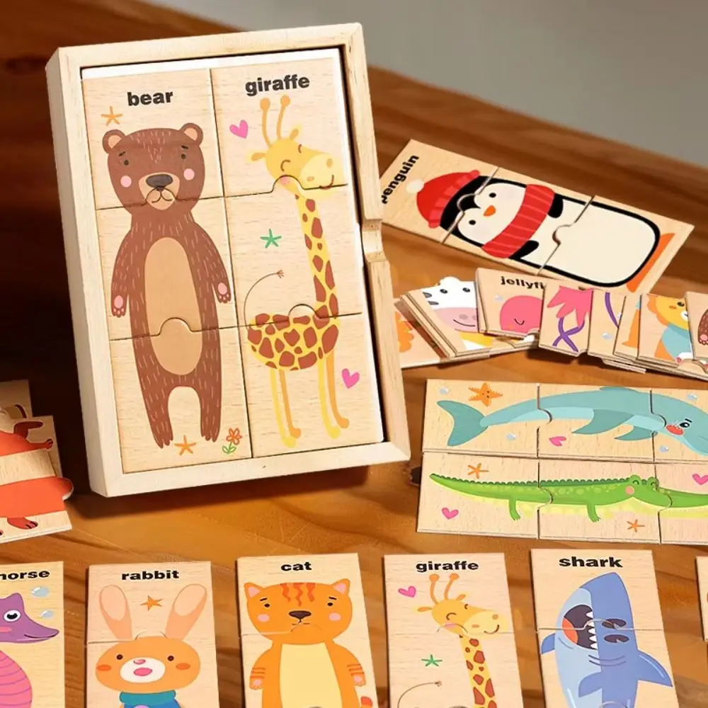 Wooden Material Kids Wooden Puzzle Cartoon Design Educational Function Animals Puzzle Game Tangram Shape Jigsaw Type
Wooden Material Kids Wooden Puzzle Cartoon Design Educational Function Animals Puzzle Game Tangram Shape Jigsaw Type