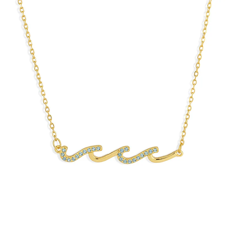 S925 Sterling Silver Wave Wave Pattern Necklace Female Pendant Jewelry Necklaces
S925 Sterling Silver Wave Wave Pattern Necklace Female Pendant Jewelry Necklaces
