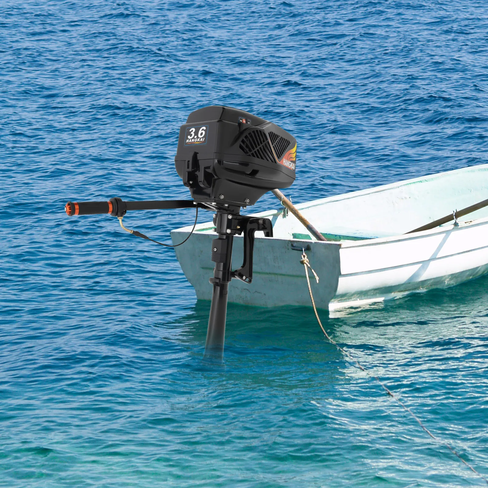 2 Stroke 3.6HP Heavy Duty Outboard Motor Boat Engine w/ CDI Water Cooling System
2 Stroke 3.6HP Heavy Duty Outboard Motor Boat Engine w/ CDI Water Cooling System