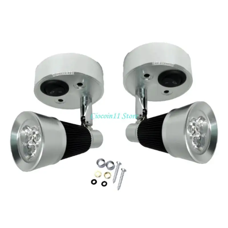 Y1UB RVs Boats LED Reading Light Wall Lamp for Truck Motorhome Yacht Cabin Bedside
Y1UB RVs Boats LED Reading Light Wall Lamp for Truck Motorhome Yacht Cabin Bedside